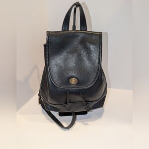 Coach Vintage Large Daypack (style number 9791) Glove Tanned Leather From 1998